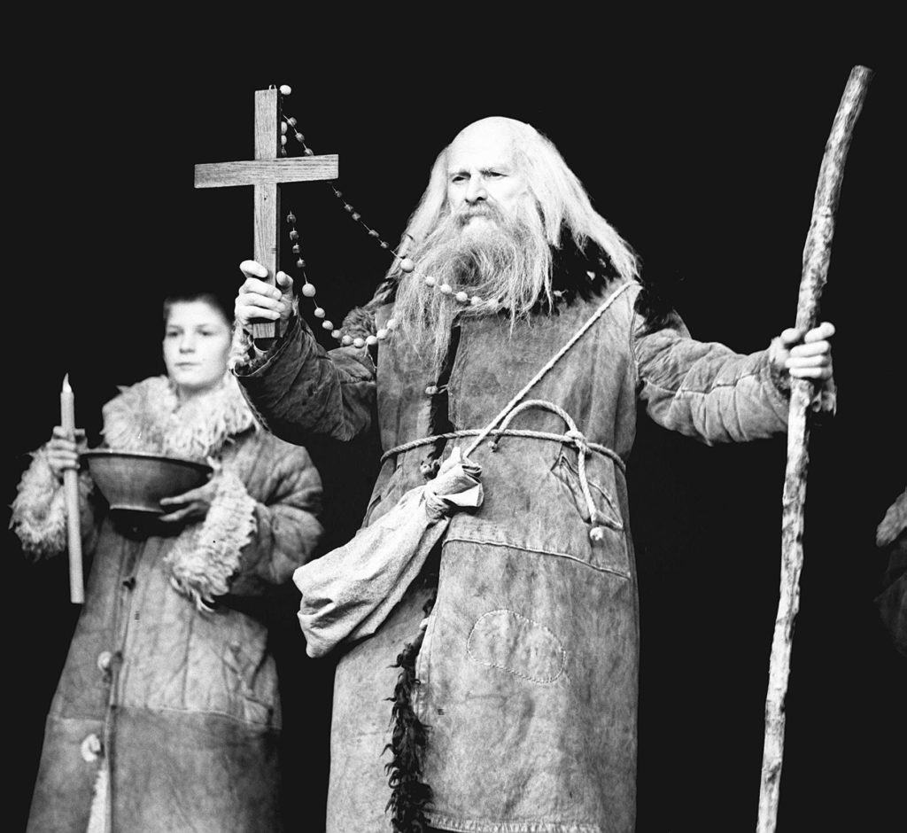 Kazimierz Opaliński in a performance of “Dziady” at the National Theatre, Warsaw, 1967. Photo: PAP